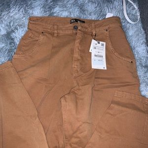 ZARA Women Brown Pants